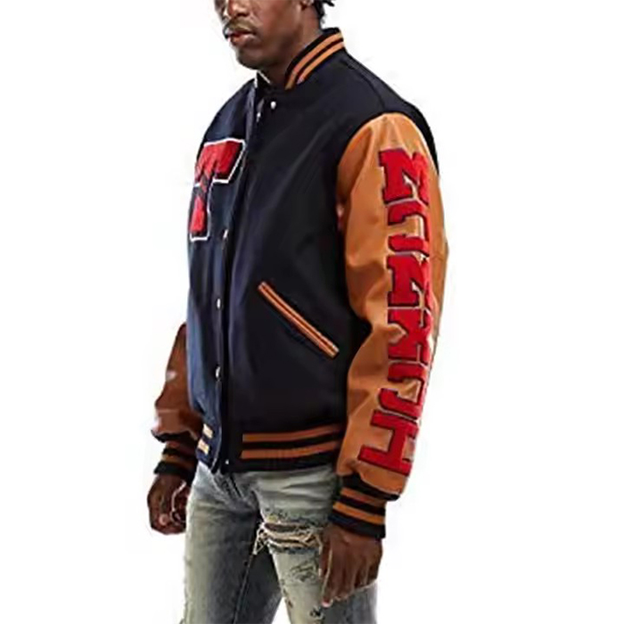 casual baseball jacket